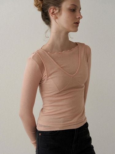 Wool line layered top (4colors) - blank03 - Modalova