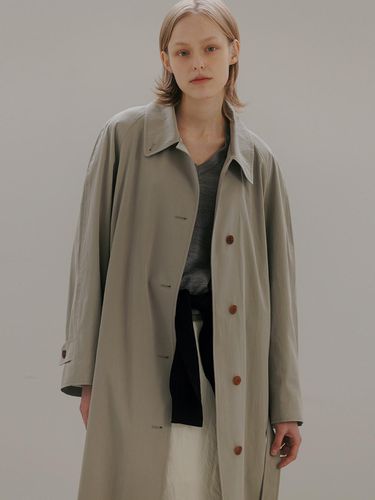 Raglan belted trench coat (light khaki) - blank03 - Modalova