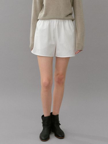 Cotton banding shorts (white) - blank03 - Modalova