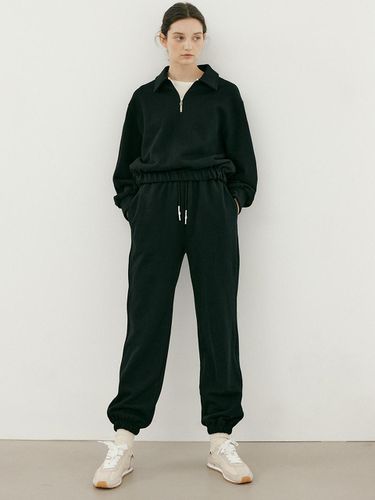 Cotton jogger pants (black) - blank03 - Modalova