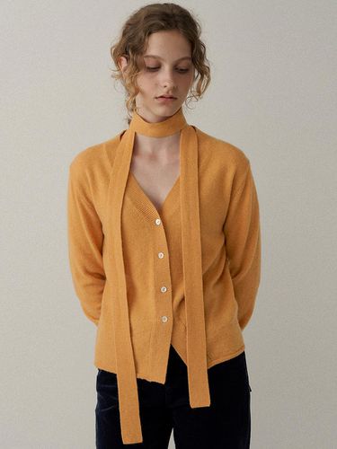 Alpaca v cardigan (yellow) - blank03 - Modalova