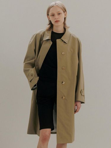 Classic half trench coat (beige) - blank03 - Modalova