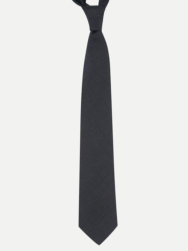 Basic wool tie_charcoal - EZIO - Modalova