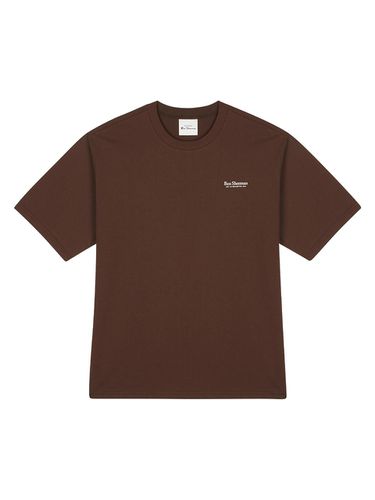 Small Logo Short-Sleeved T-shirt Brown BOBTS296UBW - bensherman - Modalova