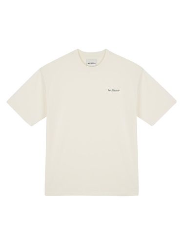 Small Logo Short-Sleeved T-Shirt Beige BOBTS296UCM - bensherman - Modalova