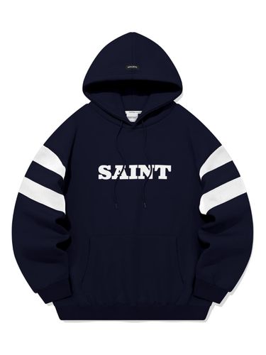 SP SAINT 76 LOGO HOOD-NAVY - SAINTPAIN - Modalova