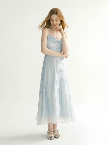 Blue bell silky long dress - Sincethen - Modalova