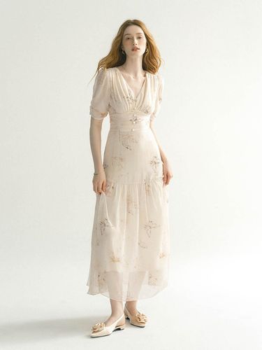 Butterfly V-Neck Long Dress - Sincethen - Modalova