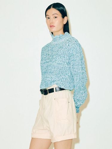 MIXED COLOR BLOUSON KNIT - LOVLOV - Modalova