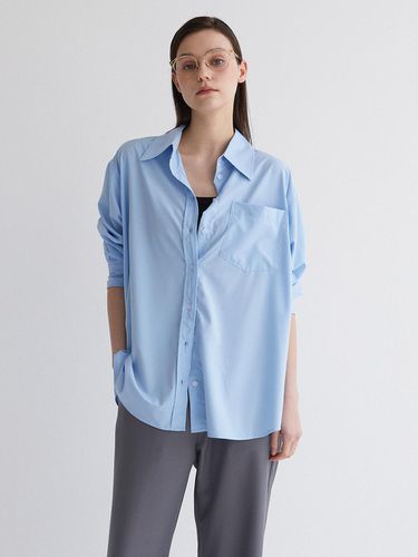 Bamboo yarn Blend Oversized Fit Shirt - TSH - Modalova