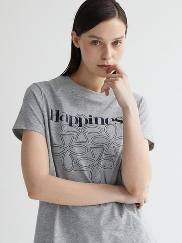 Happiness T-Shirt - Melange Gray - TSH - Modalova