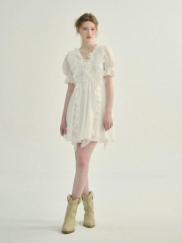 BLANC Ruffle Mini Dress - Sincethen - Modalova