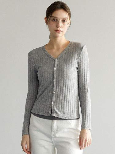 Ribbed Cardigan 5 colors - TSH - Modalova