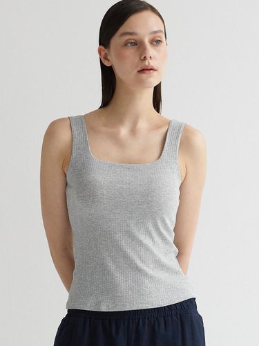 Square Neck Ribbed Bra Top - TSH - Modalova