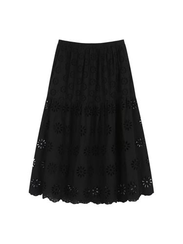 EBONY MIDI TIERED SKIRT - DAZE DAYZ - Modalova