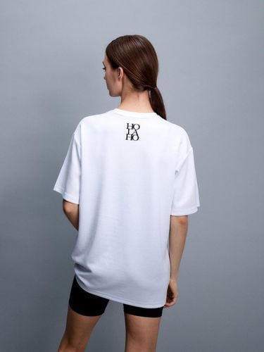 Logo Basic Oversized Fit Short-Sleeved T-Shirt_2CO - HOLAHO - Modalova