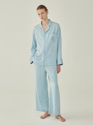 CLASSIC PAJAMA SET_ice blue - atempo - Modalova