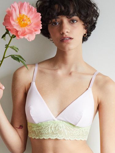 Baby Pink Tencel Bralette Baby Pink Tencel Bralett - GIANNA - Modalova