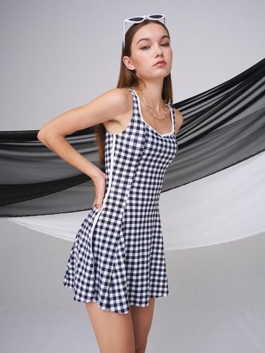 Exclusive] Shape dress _Black check - SOGNARE BY - Modalova