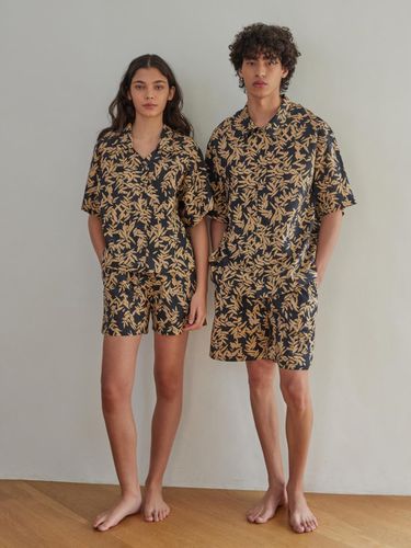 BALI PAJAMA COUPLE SET_Black - atempo - Modalova