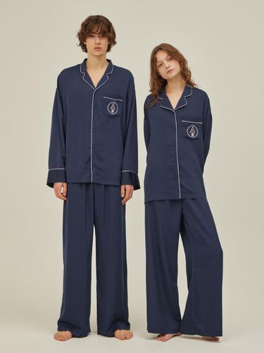 CLASSIC PAJAMA COUPLE SET_Royal Navy - atempo - Modalova