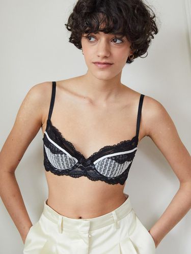 Black Pleats BR Black Pleats Bra - GIANNA - Modalova