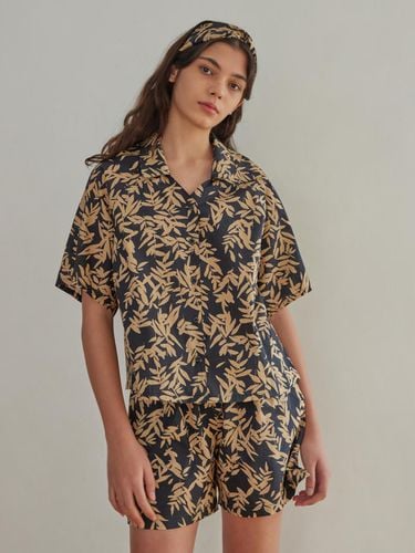 BALI V-NECK PAJAMA SET_Black - atempo - Modalova