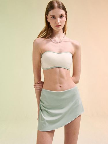 Diagonal skirt shorts_GREEN - SOGNARE BY - Modalova