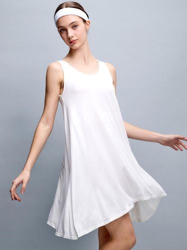 Viscose all-in-one sleeveless cover-up mini dress - HOLAHO - Modalova