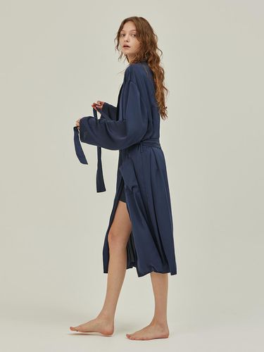 CLASSIC LONG ROBE_Royal Navy - atempo - Modalova