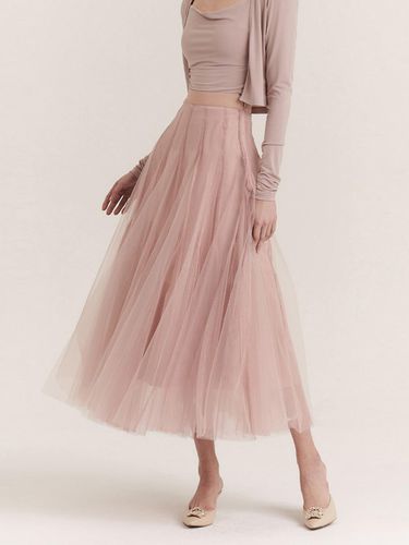 Etoile Banding Sha Skirt (Pink) - GRACE U - Modalova