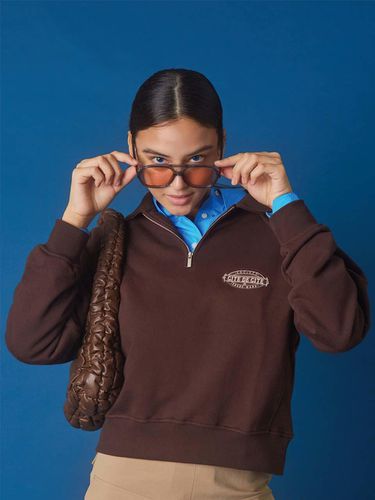 Citedecide Half zip-up MTM_BROWN - cite de cite - Modalova