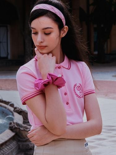 Pique Polo Shirt Pink - Blue Jainer Club - Modalova