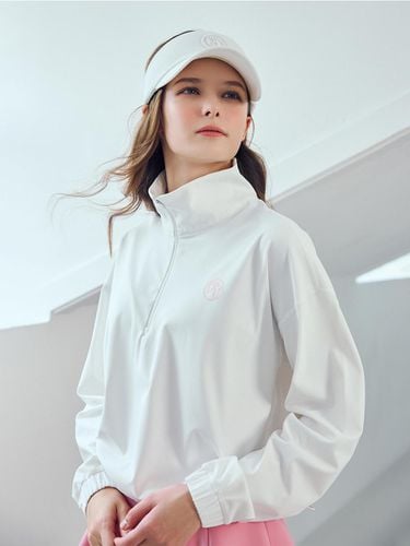 Half Zip-Up Anorak WHITE - LORDLOAR - Modalova