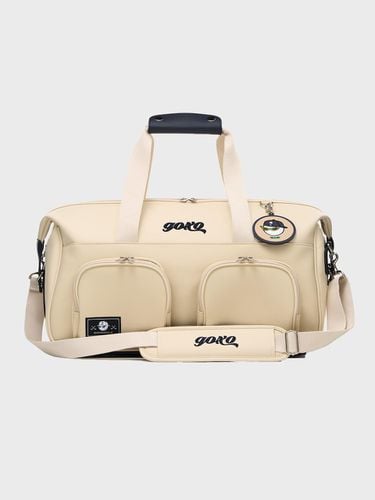 GoXO Swag Ball Boston Bag Beige - goxo - Modalova