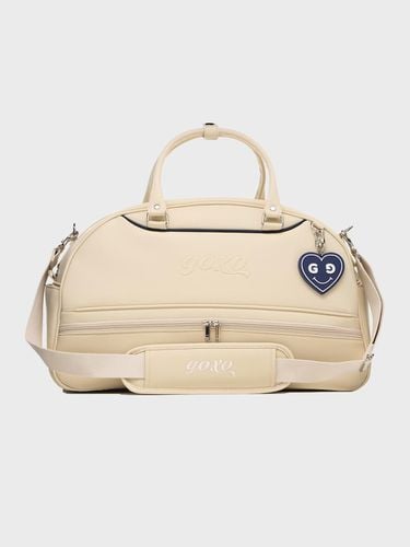 GoXO Smile Heart Boston Bag Beige - goxo - Modalova