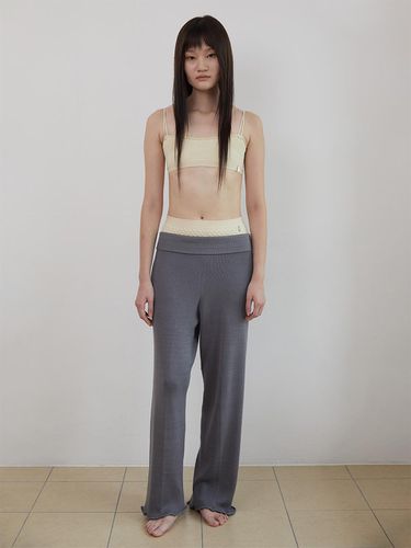 ENGLISH RIBBED TROUSER IN SILK COTTON - JUUKIFF - Modalova