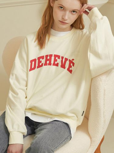 College logo sweatshirt [CREAM] - DEHEVE - Modalova