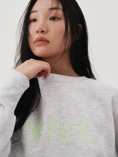 Stubborn sweatshirt (melange grey) - tetu - Modalova