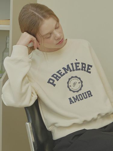 Seal Logo Raglan Sweatshirt - PREMIERE AMOUR - Modalova