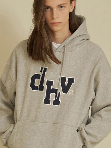 DHV Under embroidered hoodie [MELANGE GRAY] - DEHEVE - Modalova