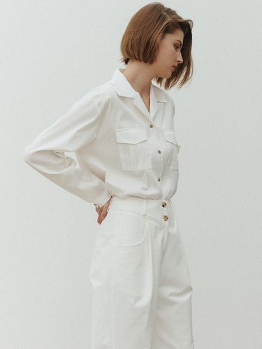 Open Collar Shirt - YIJU - Modalova