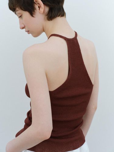 Halter sleeveless (brick) - tetu - Modalova