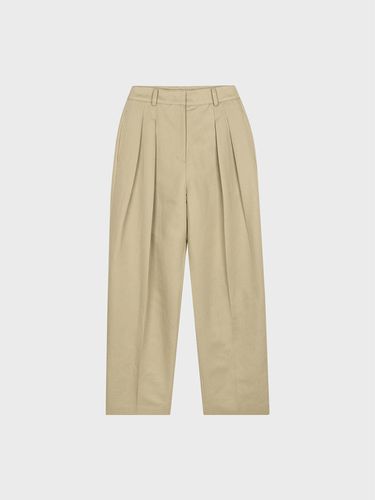 Linen Double Pleated Pants - YIJU - Modalova