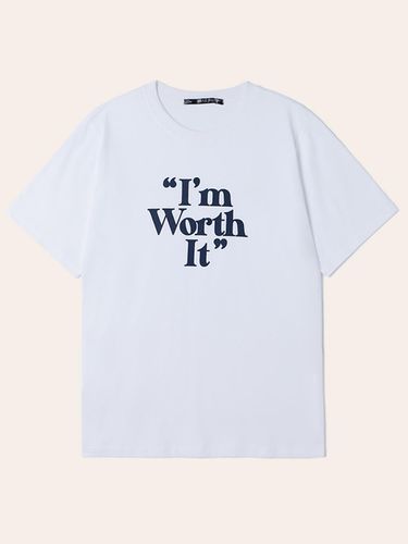 Worth It T-shirt [White] - DEHEVE - Modalova