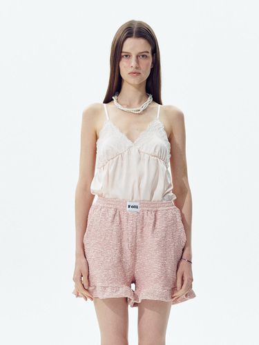 Ruffle Resort Shorts, Pink - Foli - Modalova