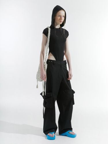 STRING COTTON PANTS, BLACK - SAYSRA - Modalova