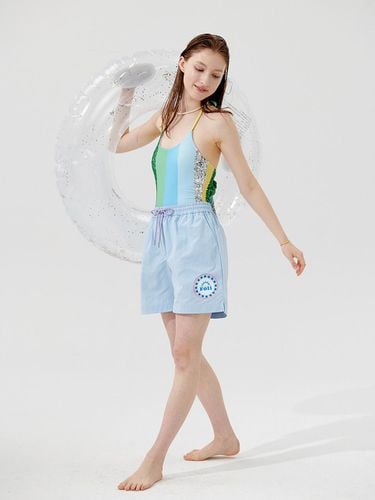 Female) SHINee Play Shorts, Blue - Foli - Modalova