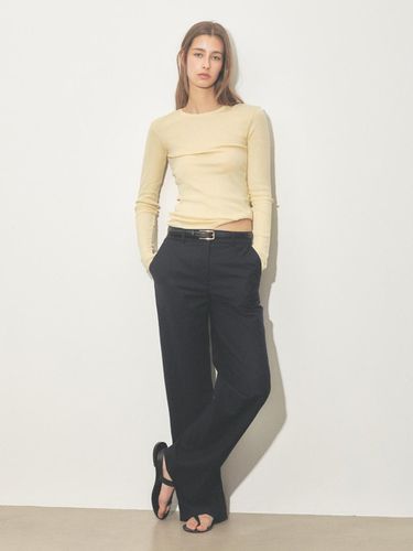 STRAIGHT LINE SLACKS_NAVY - RIDIFI - Modalova