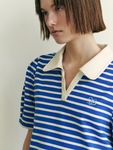 STRIPE RUGBY COLLAR T-SHIRTS WBL - TMAKER - Modalova